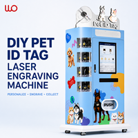 Machine de gravure laser entièrement automatique pour la création de médailles d'identification personnalisées pour animaux de compagnie (chien, chat) – Anti-perte