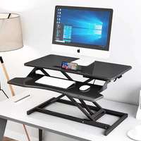 Table pliante de bureau debout Table élévatrice d'ordinateur pour ordinateur portable moniteur de bureau support surélevé traitement de flexion ANSI