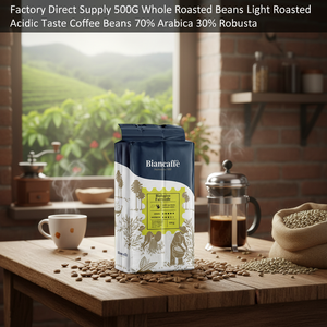 เมล็ดกาแฟคั่วคั่วอ่อนทั้งหมด500กรัม70% อาราบิก้า30% โรบัสต้า - Product Image 3