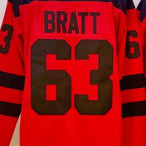 Listo para enviar New Jersey <span class=keywords><strong>Jesper</strong></span> Bratt 2024 Stadium Series Jersey de hockey nacional cosido de la mejor calidad - Product Image 1