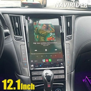 เครื่องเล่นวิดีโอมัลติมีเดียขนาด 12.1 นิ้ว สำหรับ Infiniti Q50L/Q50S/Q50/Q60 ปี 2012-2023 ระบบ Android 15 วิทยุติดรถยนต์ รองรับ BT CarPlay 360 WIFI 4G รับประกัน 1 ปี - Product Image 1