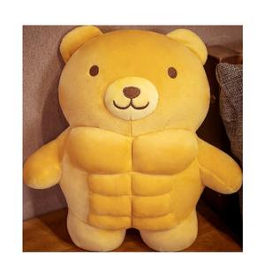 Lindo oso musculoso galleta almohada grande juguete <span class=keywords><strong>de</strong></span> peluche divertido Animal <span class=keywords><strong>de</strong></span> peluche <span class=keywords><strong>regalo</strong></span> para niñas novio cerdo muñeca producto juguetes <span class=keywords><strong>de</strong></span> animales <span class=keywords><strong>de</strong></span> peluche - Product Image 6