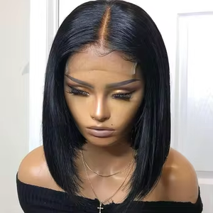 Bán Buôn Lagos Đường Dây Tóc Ngắn Bob Ren Phía Trước Tóc Giả Tóc Con Người 100% Ren Phía Trước Tóc Giả 13*4 Tóc Con Người Tự Nhiên Nhà Cung Cấp - Product Image 6