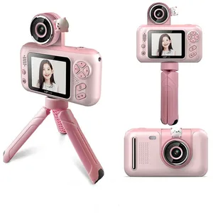 Kids Camera Digital Vintage Photography Video Camera 2.4 Screen Mini Education Toys For Children Christmas Gifts 1080P Camera