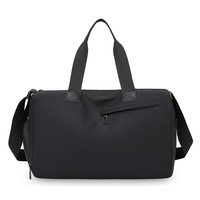 Sac à dos unisexe étanche en denim et polyester pour sport, fitness et voyage, séparation sec/humide, 20-35L, fermeture éclair, tendance transfrontalière