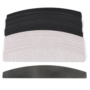 Dũa móng dạng nửa vầng trăng, có thể tháo rời, độ nhám 80/100/180/240, dùng một lần, loại kim loại, thay thế, hai mặt - Product Image 4