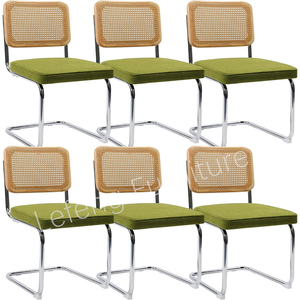 Chaise de salle à manger en rotin de style italien Cesca <span class=keywords><strong>Marcel</strong></span> Breuer avec sièges de salle à manger contemporains chaises de salle à manger en rotin - Product Image 2