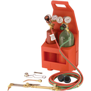 Kit de Soldadura y Corte Portátil con Palanca, Cilindro de Gas, Reductor de Presión y Soplete - para Herramientas de Soldadura y Corte - Product Image 1
