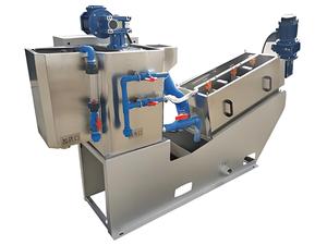 Nouvelle presse à filtre spirale empilée de haute qualité pour la déshydratation des boues, capacité 100L, débit 5m³/h, pour usage industriel - Product Image 1