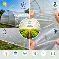 Film de serre agricole sur mesure en PE transparent, résistant aux UV, anti-goutte et anti-buée pour la culture de tomates et de poivrons