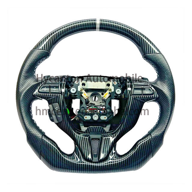 คาร์บอนไฟเบอร์ฟอร์จ + หนังเจาะรู + แถบสีขาว