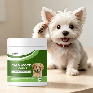 Friandises calmantes nutritionnelles pour animaux de compagnie en gros de l'usine OEM – Favorise la relaxation, complément pour chiens, soutien immunitaire et allergique - Product Image 1