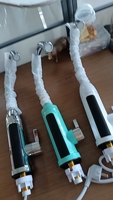 Robinet de chauffage électrique instantané Affichage de la température par LED en acier inoxydable pour le chauffage d'hôtel à la maison Logement en plastique de langue allemande