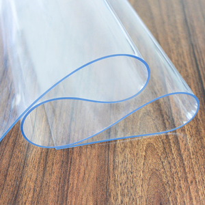 Rollo de Lámina de Vinilo Transparente, PVC Flexible de Alto Brillo, Impermeable, para Protección de Mesas y Muebles, Tamaño Personalizado - Product Image 1