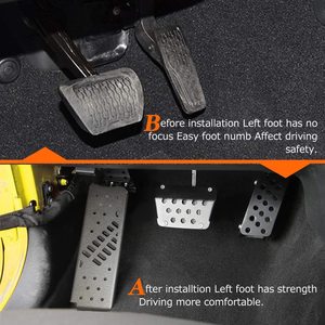Pedal muerto de reposapiés izquierdo de aluminio para Jeep Wrangler JL/Gladiator JT 2018-2024 - Product Image 3