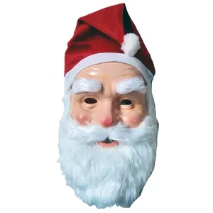 Máscara de Papai Noel fantasia de Natal para festas adultas máscaras de cosplay
