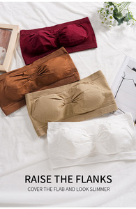 Top Tubo Gótico de Talla Grande, <span class=keywords><strong>Sin</strong></span> Tirantes, <span class=keywords><strong>Sin</strong></span> Relleno, Transpirable, <span class=keywords><strong>Sin</strong></span> Varillas, Ultrafino, de Nailon, con un Solo Hombro, Fruncido, para Verano - Product Image 6