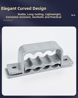 Support de câble en composite de fibre de verre FRP, pince d'isolation non conductrice, support de câble anti-corrosion
