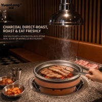 Barbecue au charbon de bois en argile de 4e génération de style japonais pour restaurants de barbecue