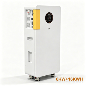 ระบบสถานีพลังงานสำรองแบบไฮบริดออลอินวัน 6KW+16KWH พร้อมแบตเตอรี่ลิเธียม LiFePO4 ระบบจัดการแบตเตอรี่ (BMS) และ CAN สำหรับใช้ในบ้านในกรณีฉุกเฉิน - Product Image 1