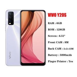 VIVO โทรศัพท์มือถือ Y20s 128GB 6.51นิ้วกล้องคู่ celulares ใช้สมาร์ทโฟน - Product Image 2