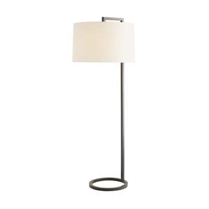 Hotel Inn Nordic Standing <strong>Shelf</strong> <strong>Tripod</strong> Corner Luxury Modern Tall Round <strong>Floor</strong> <strong>Lamp</strong> <strong>With</strong> White Fabric Linen Shade - Product Image 2