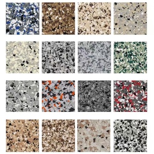 LSY 2:1 Selbst nivellierende 100% feste Epoxid-Grundierung mit dekorativen Flocken chips 1/4 "40 lb Box für die Beschichtung und Lackierung von Garagen böden - Product Image 3