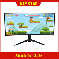 Moniteur de jeu FHD 34 pouces 3440x1440, écran LCD incurvé C-Curved R1500, compatible Windows/Android/Linux
