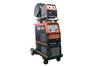 Nouvelle machine de soudage MIG CO2 MAG à double impulsion haute vitesse refroidie par eau, aluminium, 380V 350A, protection au gaz, cycle de service 60%, 1,0/1,2 mm