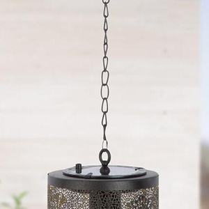 LED, apto para uso en exteriores, solar Paquete de 2 luces LED solares colgantes cilíndricas - Product Image 4