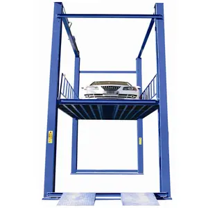 Warehouse Vertical Cargo Lift Hydraulic Double Chain Type Cargo Lift Car Lift Four Post