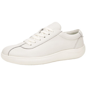 Fitness Walking Shoes <b>White</b> Genuine Leather Men's Sneakers Casual Outdoor Commuter Shoes Front <b>Laces</b> Daily Use - Product Image 5