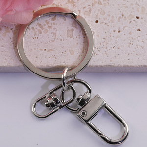 Juego de anillas para cerraduras de puertas metálicas, gancho de anilla plana, accesorios DIY para bolsos, suministros para fabricación de joyas, Primavera 2024, Origen Yiwu - Product Image 3