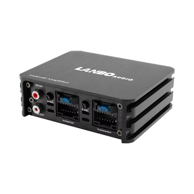 Professional 4-Channel Class AB Car Amp - 4x80W RMS Android Audio Power Amplifier
