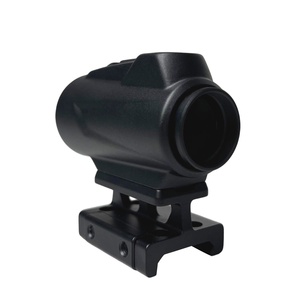 Mira Óptica Reflex <span class=keywords><strong>FDE</strong></span> de 25 mm con Lente de Visión Diurna y Nocturna, Brillo Ajustable para Caza, Mira de Punto Rojo - Product Image 4