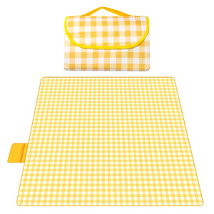 Alfombra de picnic impermeable y gruesa de tela Oxford, rectangular, a prueba de humedad, para sentarse al aire libre, portátil, para picnic y camping. - Product Image 4