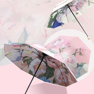 Parapluies pliants promotionnels de haute qualité de marque WSY, fabricant chinois, vente en gros, parapluies de pluie personnalisés à bas prix avec impressions de logo - Product Image 2