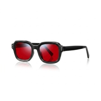 Lunettes optiques anti-lumière bleue de forme rectangulaire, monture TR90, couleurs jaune, orange, rouge, adaptées à toutes les formes de visage, OEM ODM