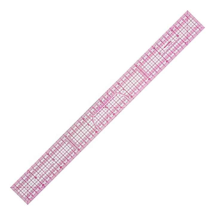 Set Di 5 Righelli Professionali Per Sartoria | Righello Curvo, Triangolare E Multifunzione In Plastica | Per Disegno E Modelli Di Cucito