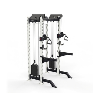 Appareil de musculation multifonction 3-en-1 pour salle de sport : Smith Machine, Rack à Squat avec système de câbles - Product Image 2
