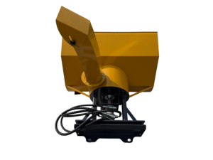 Broyeur de souches coulissant motorisé QINGHUI pour excavatrices de 1 à 3 tonnes, conception compacte pour le traitement des branches d'arbres - Product Image 1