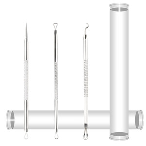 VH Sell Kit d'outils professionnels pour l'<span class=keywords><strong>extraction</strong></span> de points noirs, de boutons, de comédons blancs et d'imperfections, aiguille à acné pour le visage et le <span class=keywords><strong>nez</strong></span> - Product Image 5