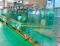 Verre feuilleté transparent en PVB, découpé sur mesure pour balustrades de balcon de villa, murs-rideaux et panneaux solaires – Vente en gros