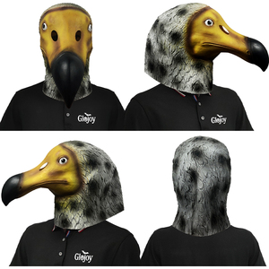 Masque de tête d'animal en latex Big <span class=keywords><strong>Roc</strong></span> personnalisable pour fête d'Halloween, costume de cosplay amusant et mignon, jouet de déguisement - Product Image 4