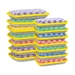 Éponge en cellulose robuste avec couche en microfibre douce, éponge de nettoyage multi-usages pour la cuisine <span class=keywords><strong>et</strong></span> le ménage - Product Image 6