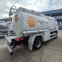 Camion-citerne de ravitaillement aérien Dongfeng 5CBM 4x2 léger avec réservoir de carburant en alliage d'aluminium de 5000L pour équipement de soutien au sol aéroportuaire