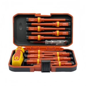 Bộ tua vít cách điện VDE 13 món chuyên nghiệp 1000V, dụng cụ cầm tay cho thợ điện, sửa chữa, hỗ trợ OEM, đóng hộp - Product Image 2