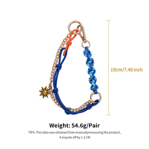 Bolso de Mano de Alta Calidad, Nuevo, Duradero y Ecológico, Hecho a Mano con Cadena de Cuerda Tejida de Aleación Metálica, Decoración de la Serie Sun Miu, Estilo Femenino - Product Image 4