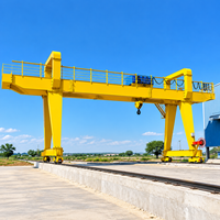 Grue portique de type boîte de 30 tonnes avec télécommande sans fil, longue durée de vie, pour site de carrière