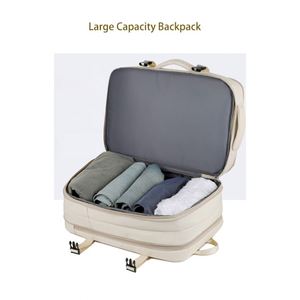 Sac à dos pour homme tendance, sac à dos à grande capacité de 35 L, compartiment pour ordinateur, sac à dos de voyage en avion - Product Image 3